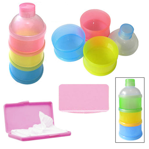 2 Pcs Baby Wipes Box Dispenser Disposable Containers Travel Wet