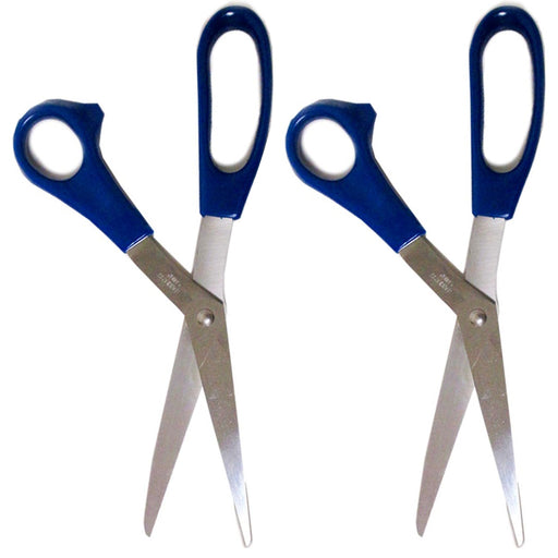 2 PC Sharp Scissors 8 Stainless Steel Cushion Grip Handle Office School Crafts