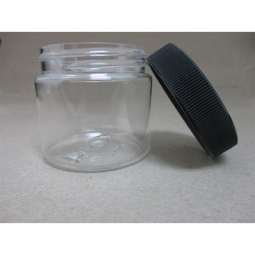 ATB 48 Pet Plastic 2 oz Empty Clear Containers Cosmetic Jar Craft Creams Food Travel