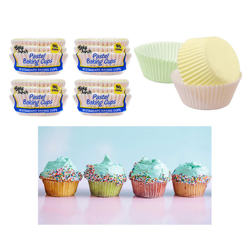 180 Baking Cups Muffin Cupcake Liners Pastel Color Bake Cake Cookie De —  AllTopBargains