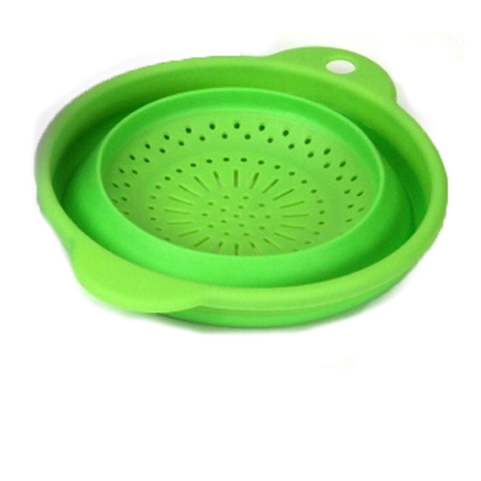 silicone strainer collapsible