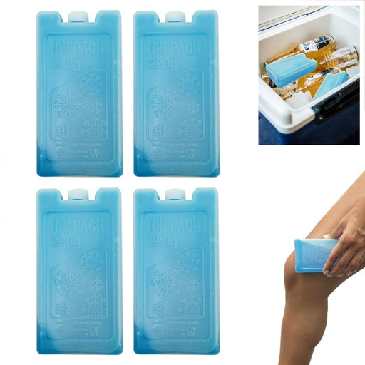 8 Cold Ice Packs Reusable Lunch Boxes Bag Coolers Food Freezer Pain Relief Small