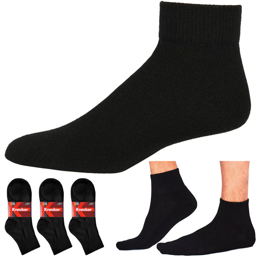 8 Pairs Black Ankle Quarter Men Women Athletic Sports Cotton Socks Cas —  AllTopBargains