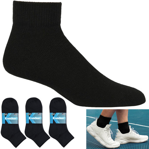 8 Pairs Black Ankle Quarter Men Women Athletic Sports Cotton Socks Cas —  AllTopBargains