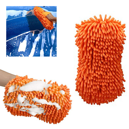 2 in 1 Ultrafine Fiber Chenille Microfiber Car Wash Glove –  pureauto&detailing
