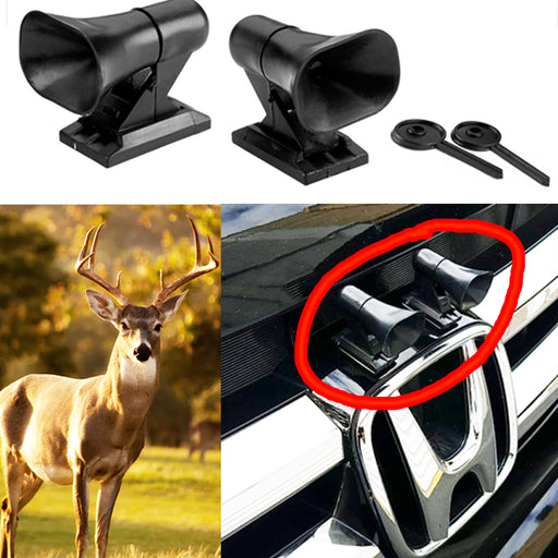 2X Deer Whistles Wildlife Warning Device Animal Sonic Alert Car