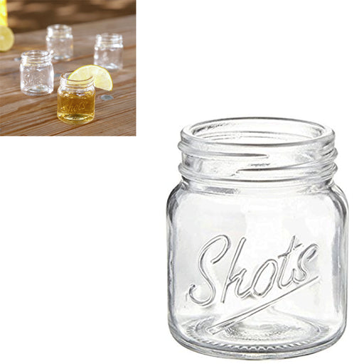 1 Pc Shot Glass Mini Mason 3 Oz Jar Mug Drinking Moonshine Whiskey Party  Shooter
