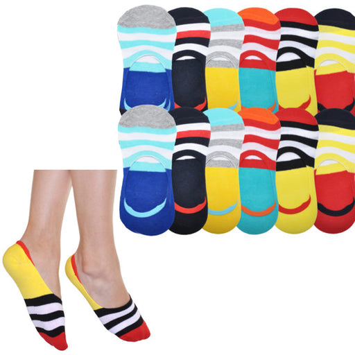 6 Pairs Womens Boat Socks Lace Liner Ballet Plain Footies Invisible Pads  Low Cut 