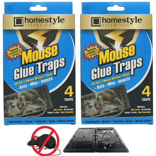 2PC Large Jumbo Size Glue Sticky Mouse Rat Mice Traps Rodent Disposable  Tray 