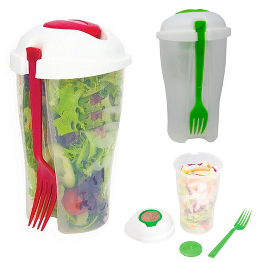 AllTopBargains Salad Spinner Lettuce Dryer Vegetable Pouring Spout Serving Draining Bowl Washer