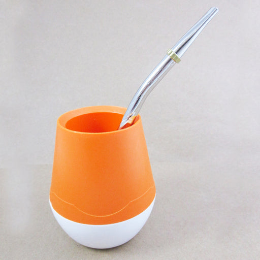 Matelisto Portable Mate Cup Bottle With Straw Bombilla Thermo Keeps Water  Warm !