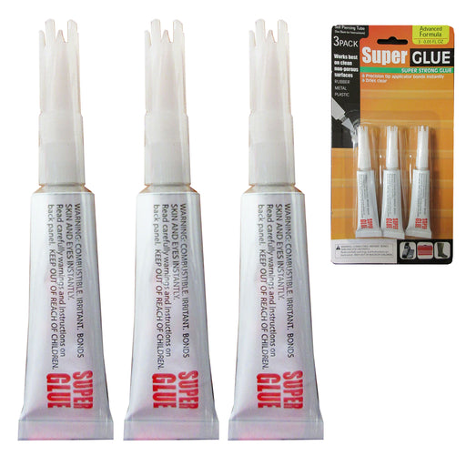3X Glue Pen Clear Permanent Washable Non Toxic Fabric Adhesive Craft Tool  5.1 oz