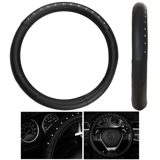 Jumbo-Car Steering Wheel Cover With Shoelace Universal Car Thick 3,5 MM  33-43CM