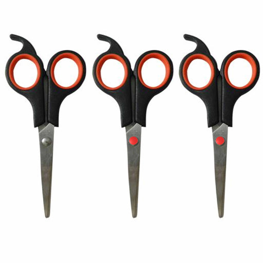 5 Piece Scissors Set Stainless Steel Comfort Grip Sewing Dress Hobby Tool  Crafts