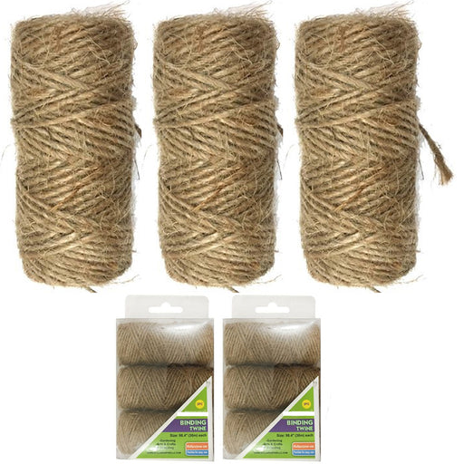 Natural Jute Twine String Cord 3 Ply Rope 700 Ft 2mm Rolls Craft Burlap  Crafts 2