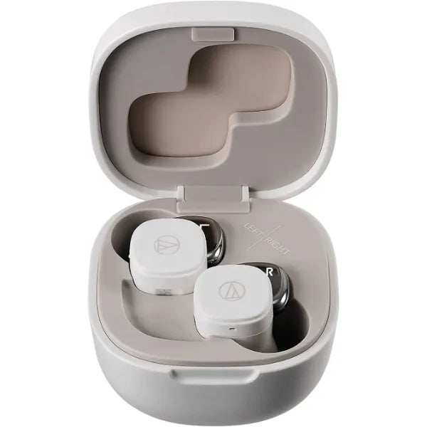 Audio-Technica ATH-SQ1TWWH Wireless in-Ear Headphones - White Rahua Scalp