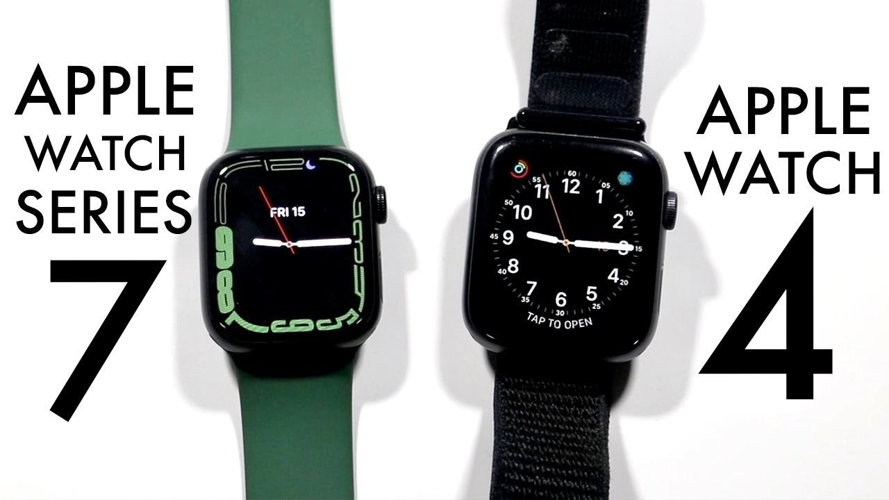 apple smart watch series 7 series 4 review