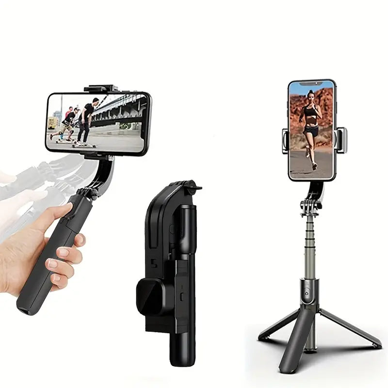 Handheld Gimbal Stabilizer w/ Rotating Selfie Stick