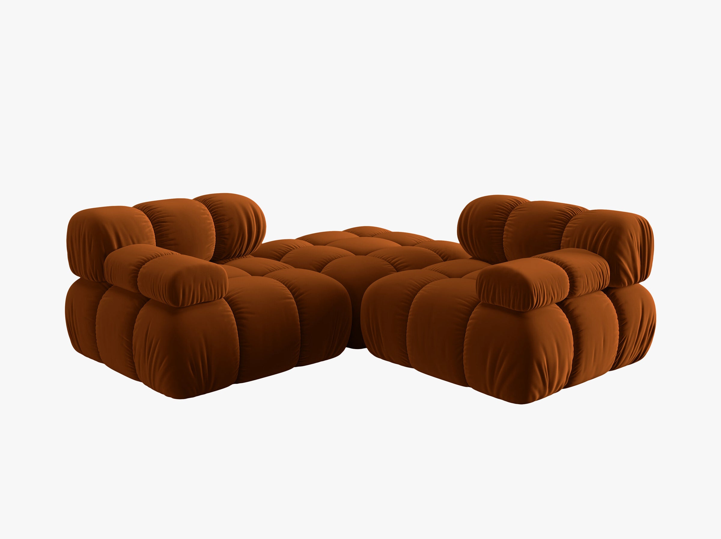 Bellis sofas velvet terracotta