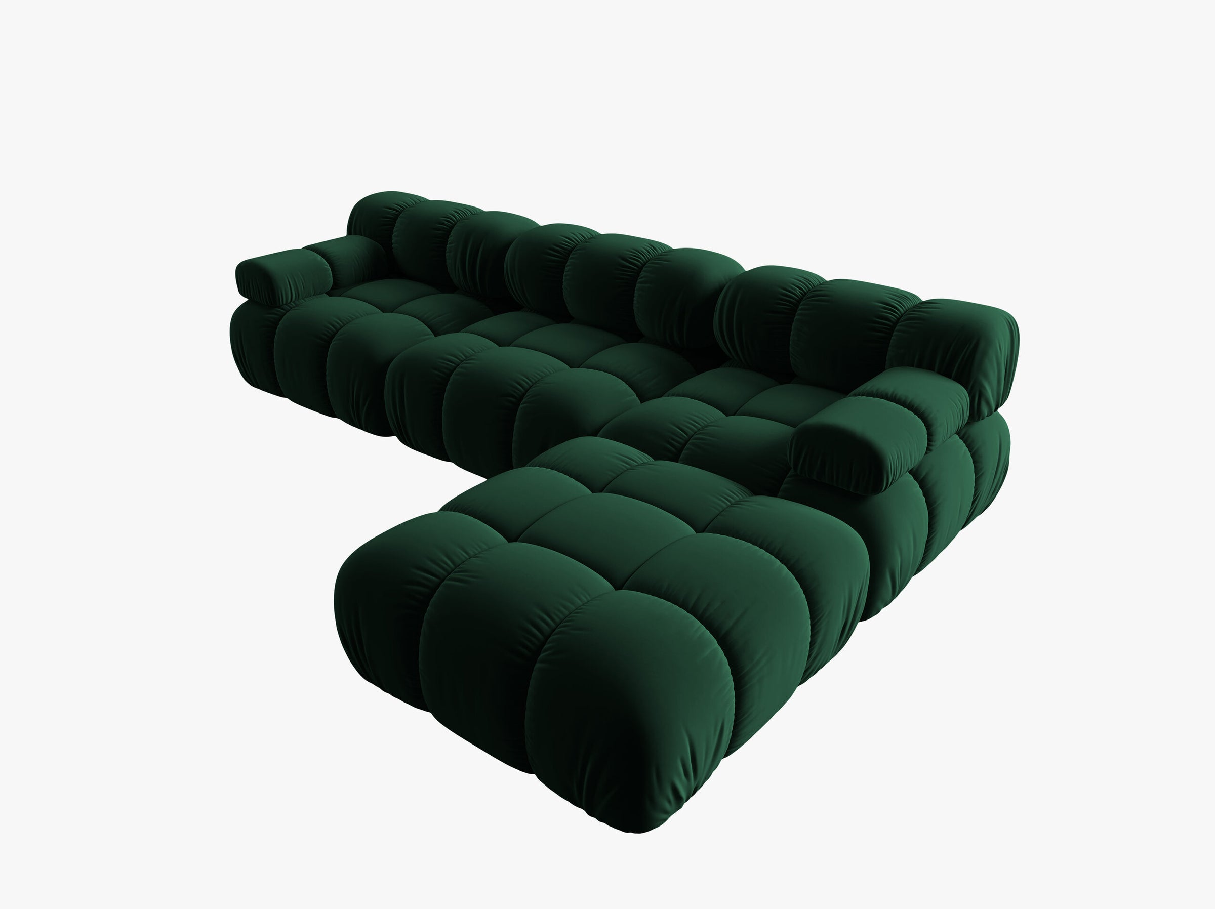 Bellis sofas velvet bottle green