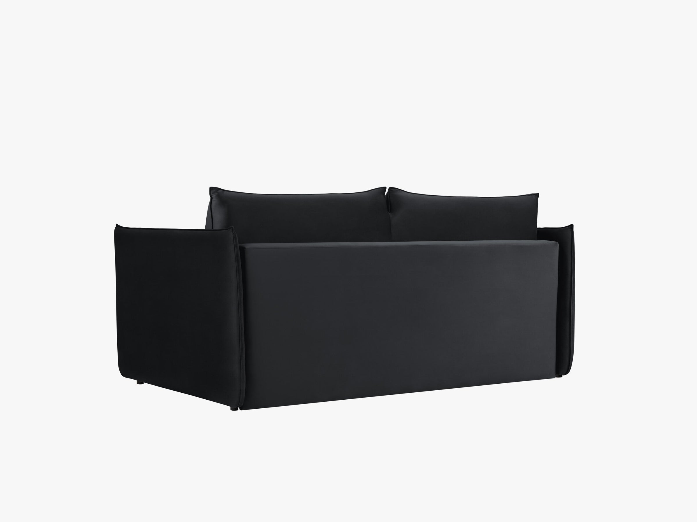 Agate sofas velvet black