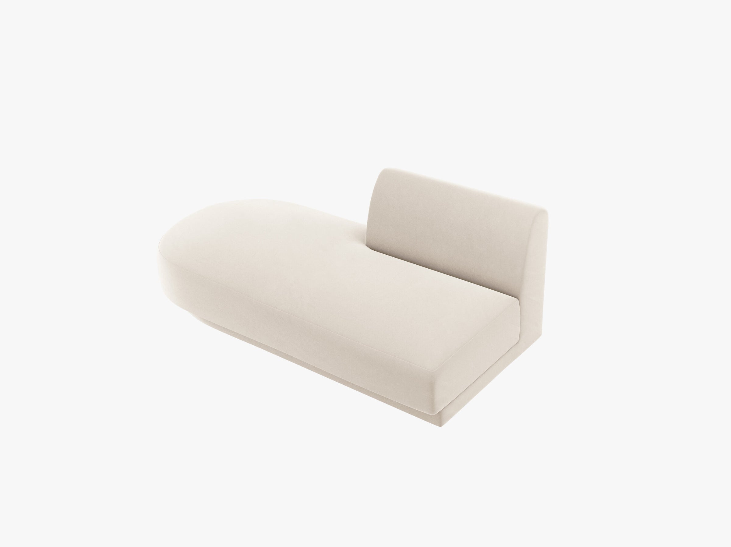 Miley sofas velvet light beige