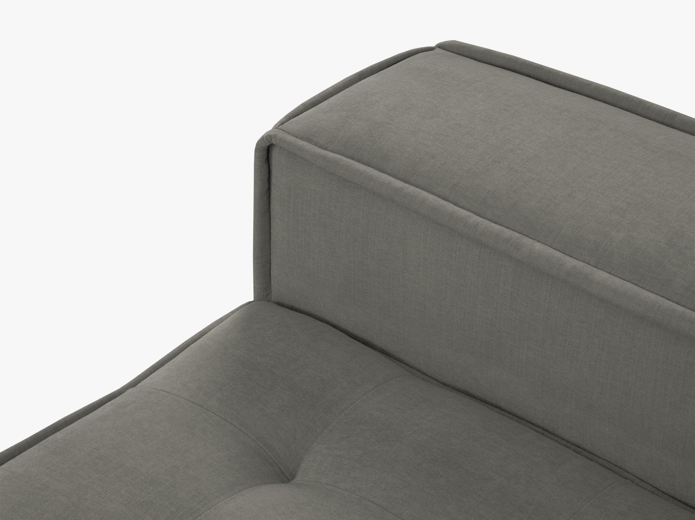 Mike sofas structured fabric grey