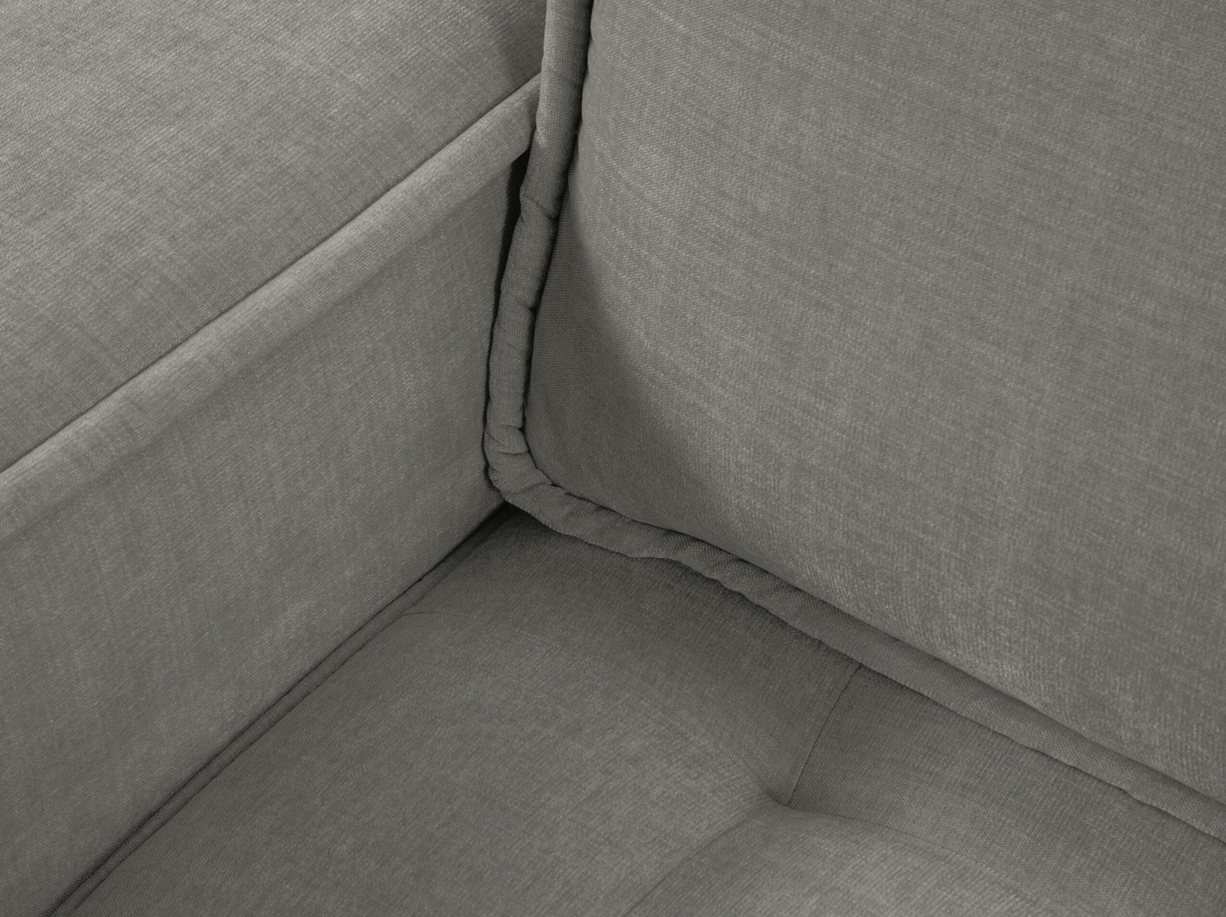 Mike sofas structured fabric grey