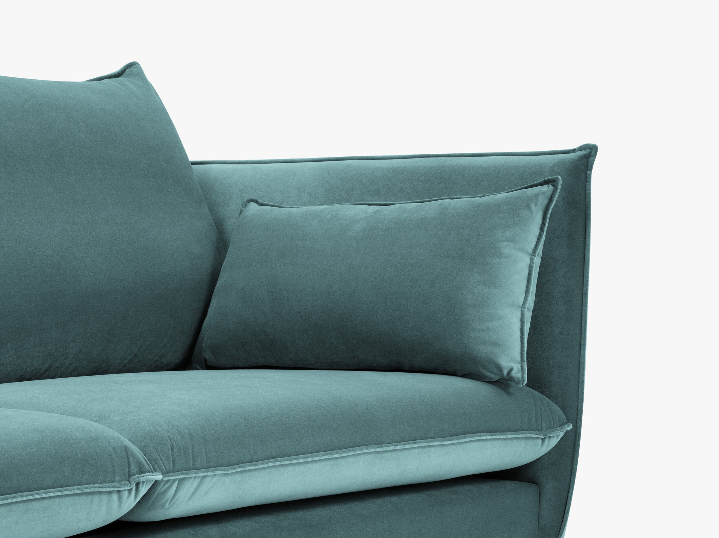 Agate sofas velvet petrol