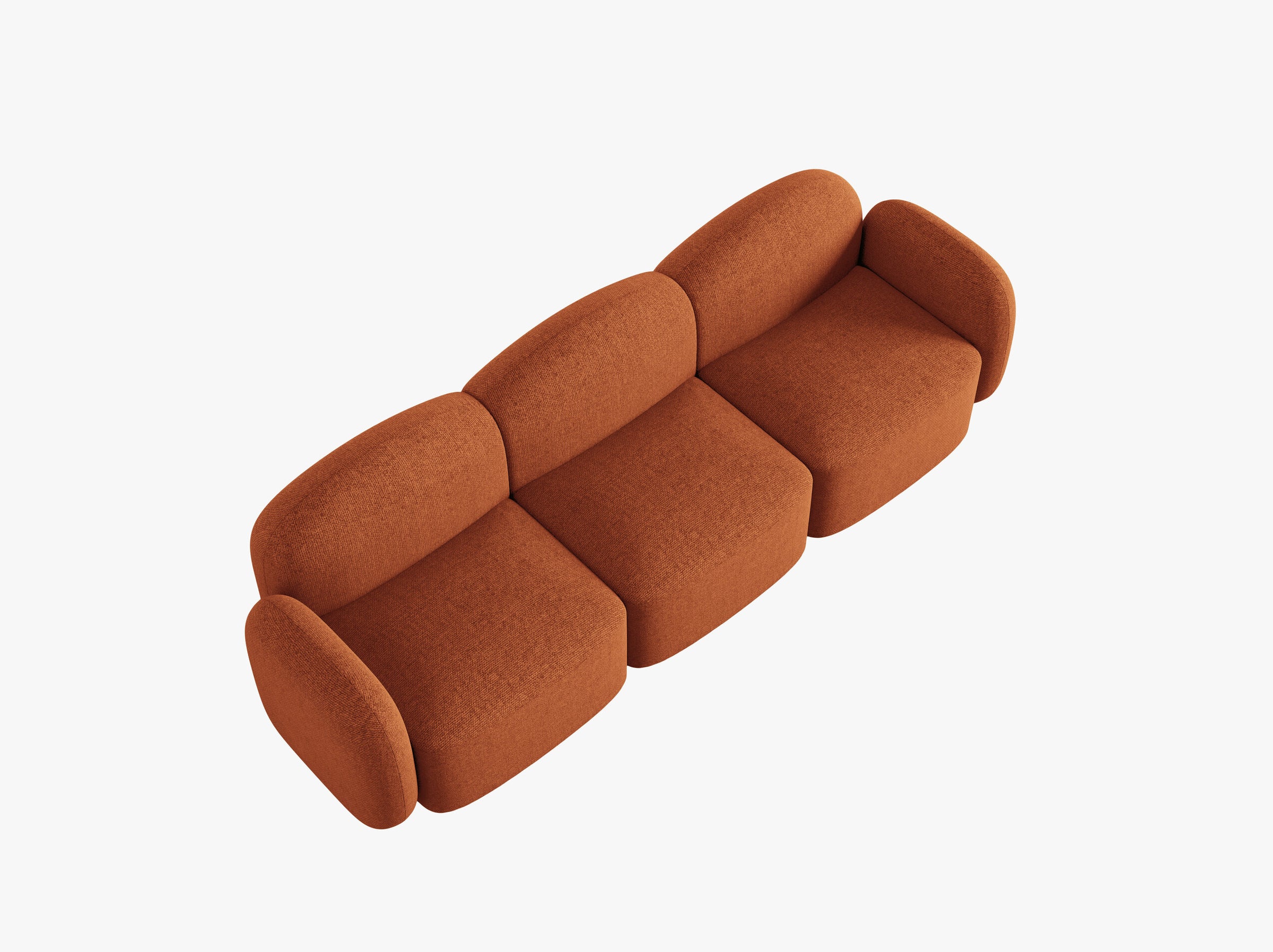 Blair sofas chenille terracotta melange