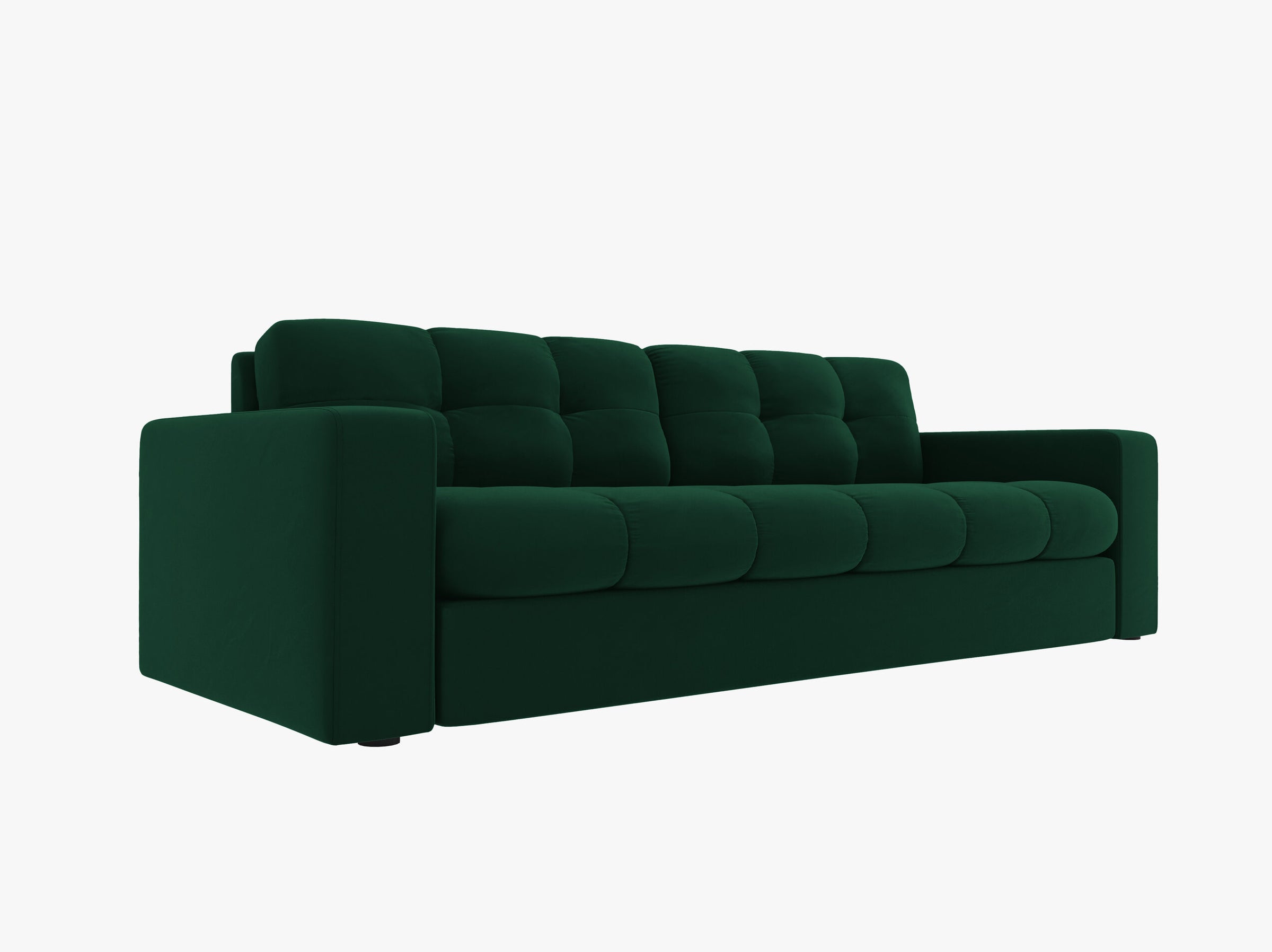 Justin sofas velvet bottle green