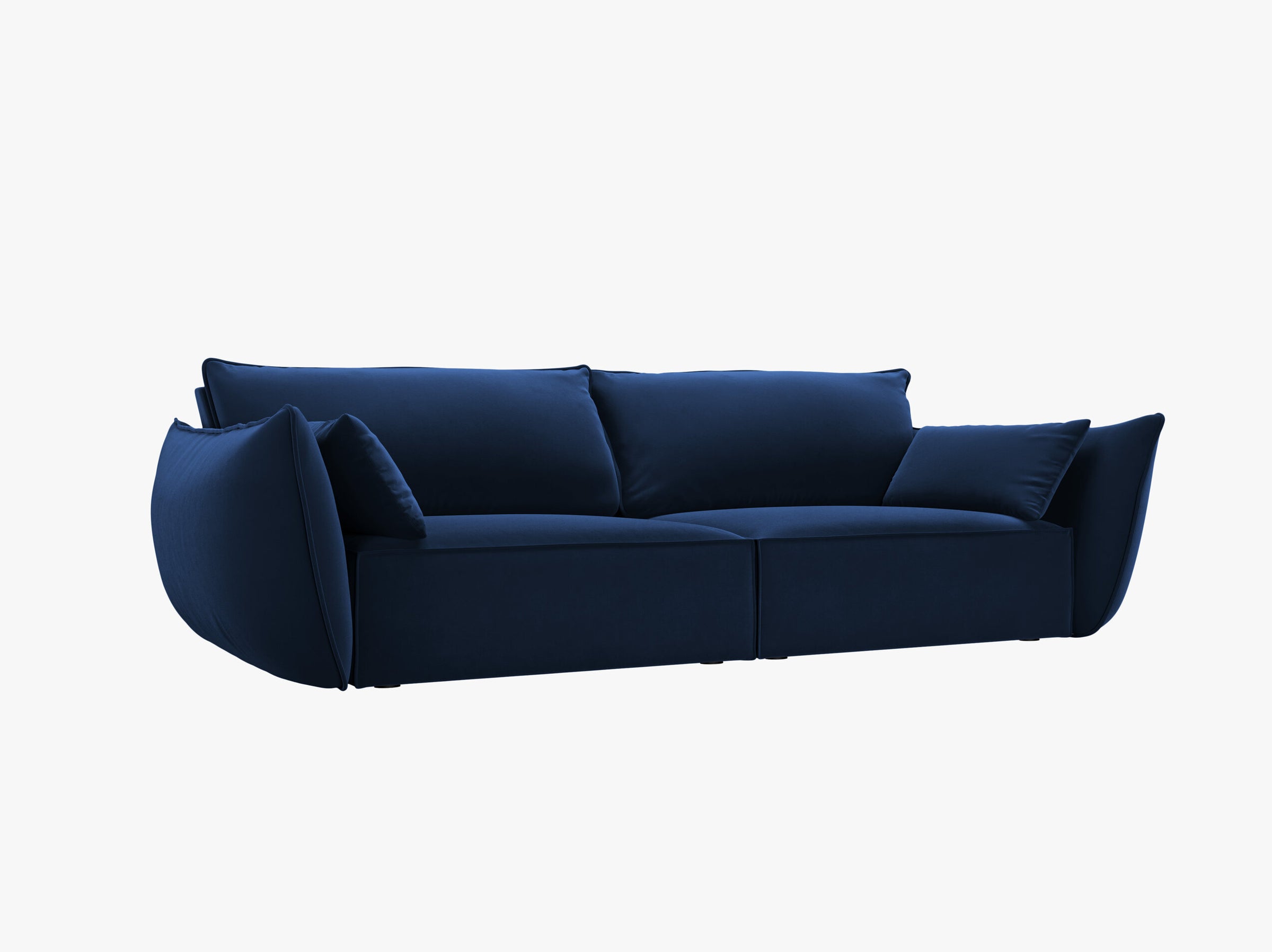 Kaelle sofas velvet royal blue