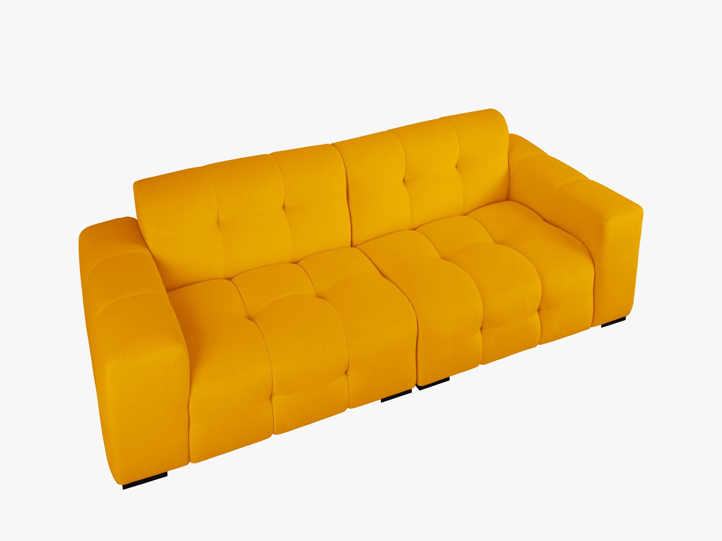 Kendal sofas velvet orange