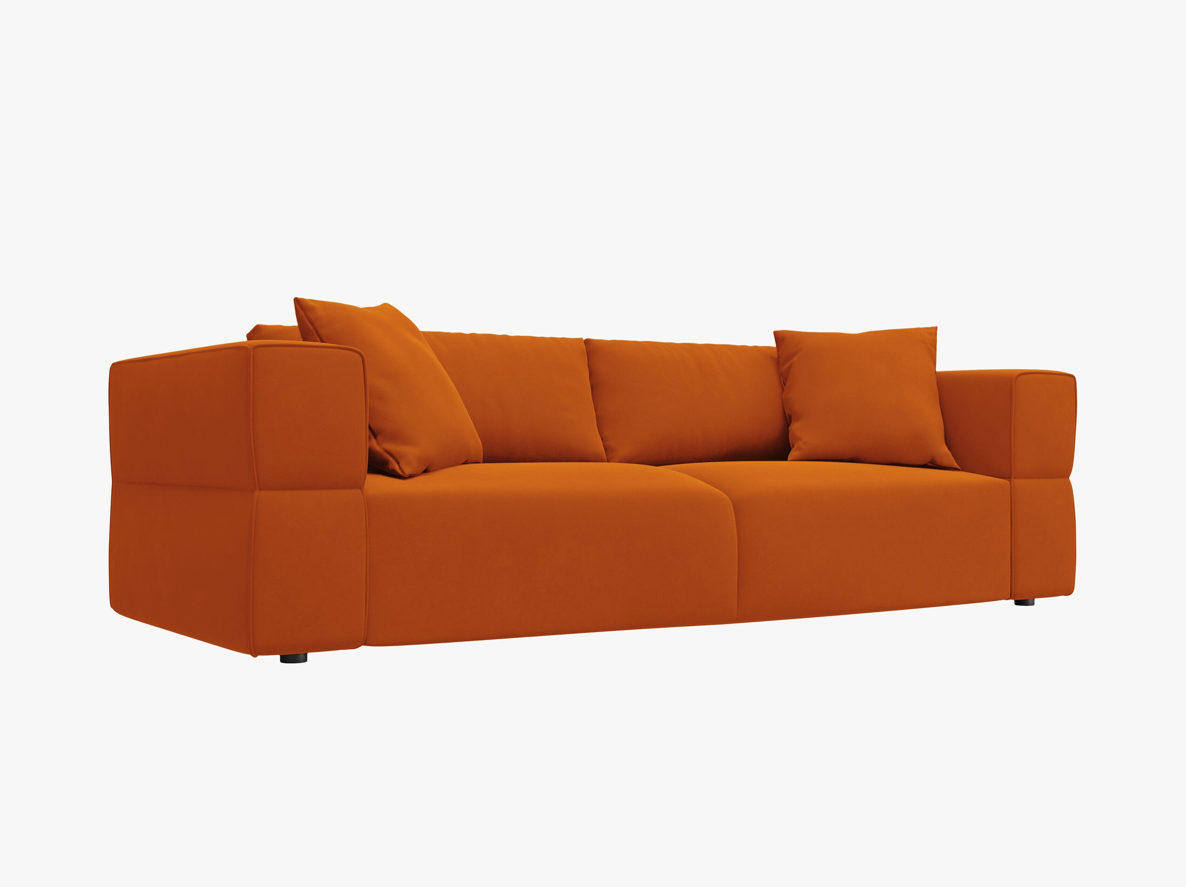 Tyra sofas velvet terracotta