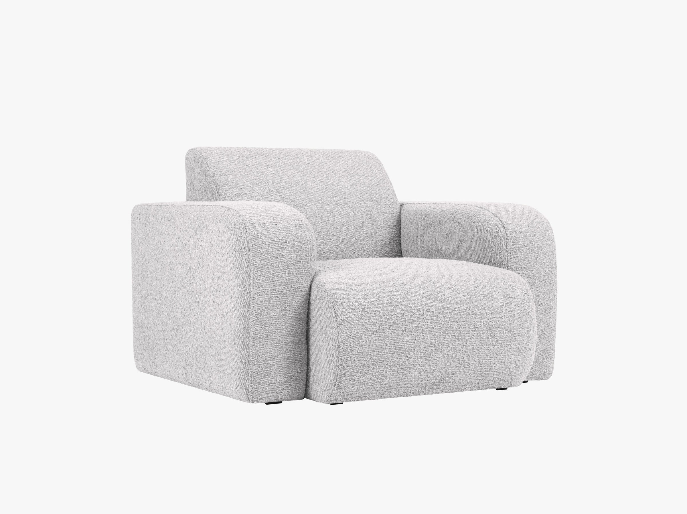 Molino sofas boucle light grey
