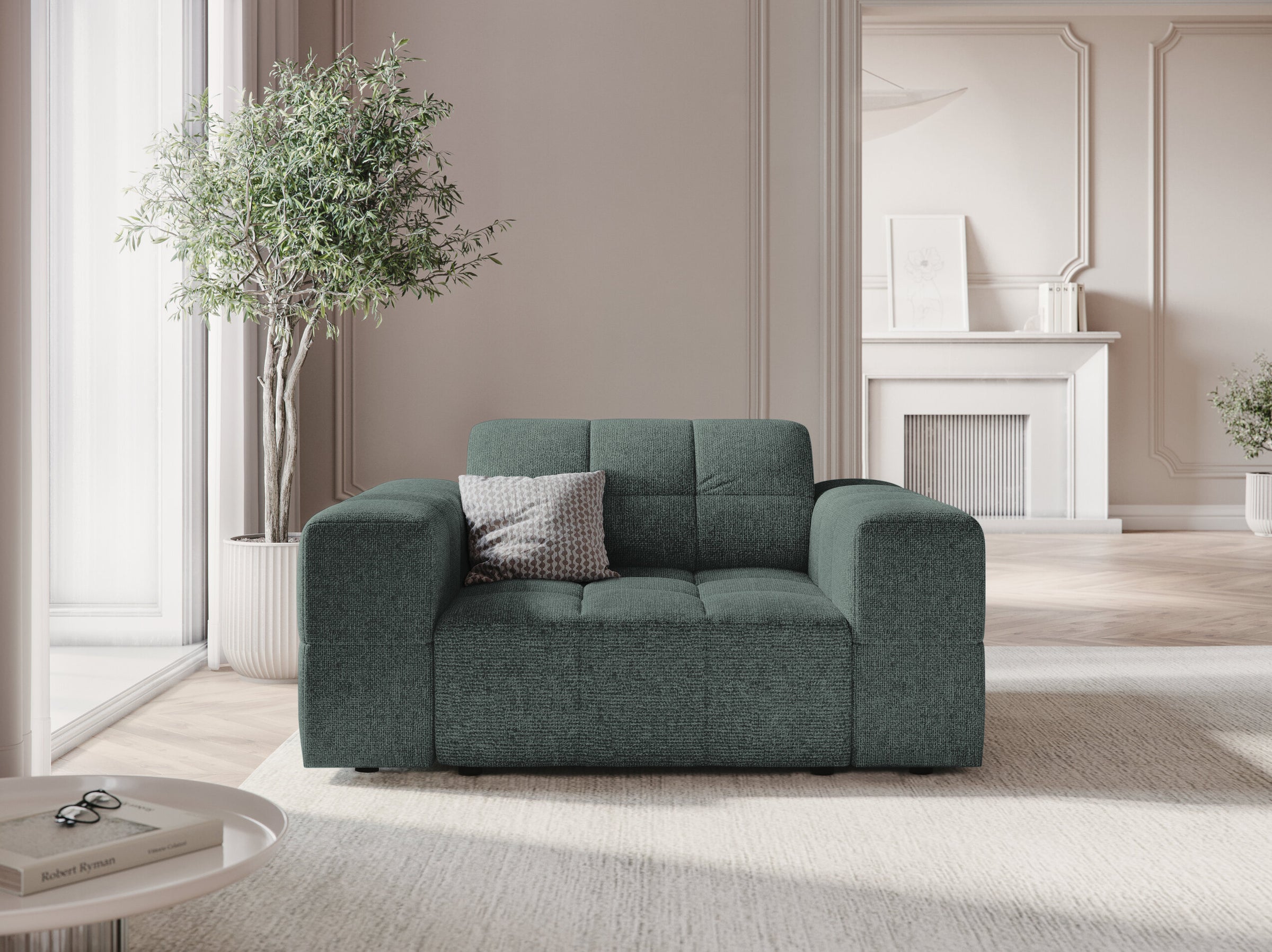 Jennifer sofas chenille petrol