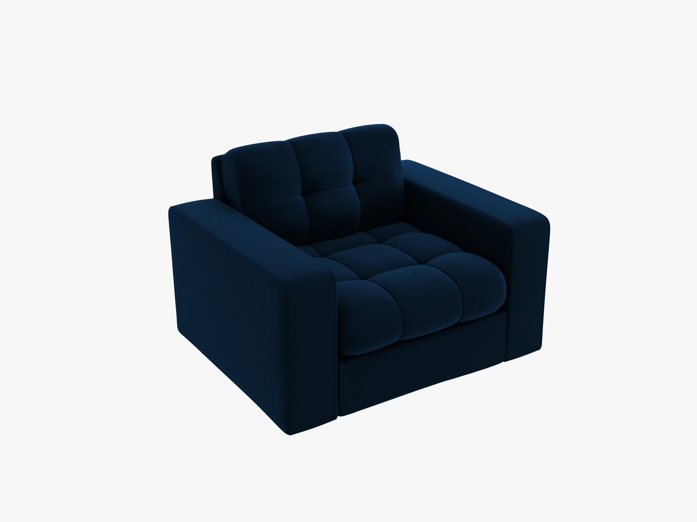 Justin sofas velvet royal blue