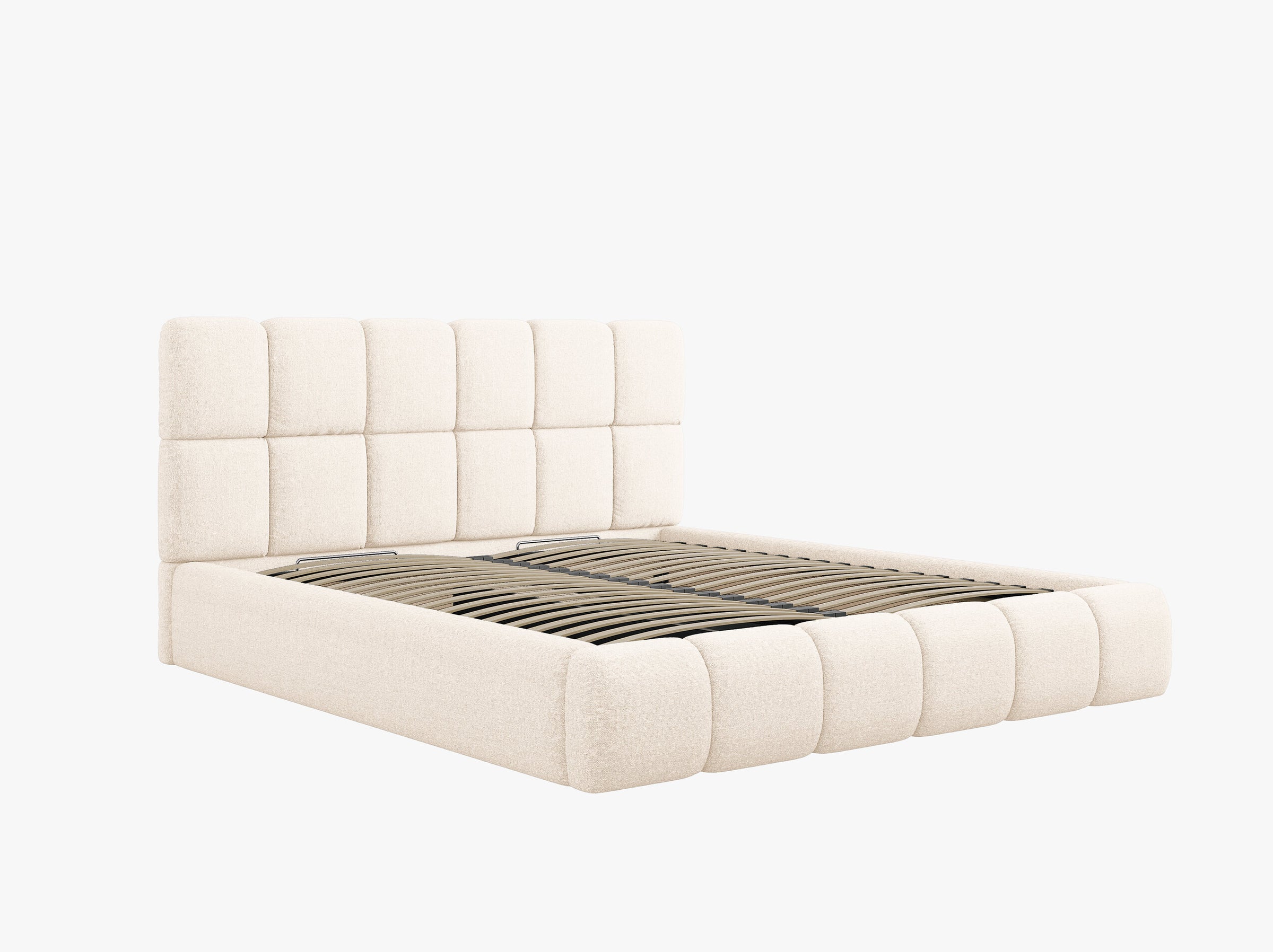 Bellis beds & mattresses chenille light beige