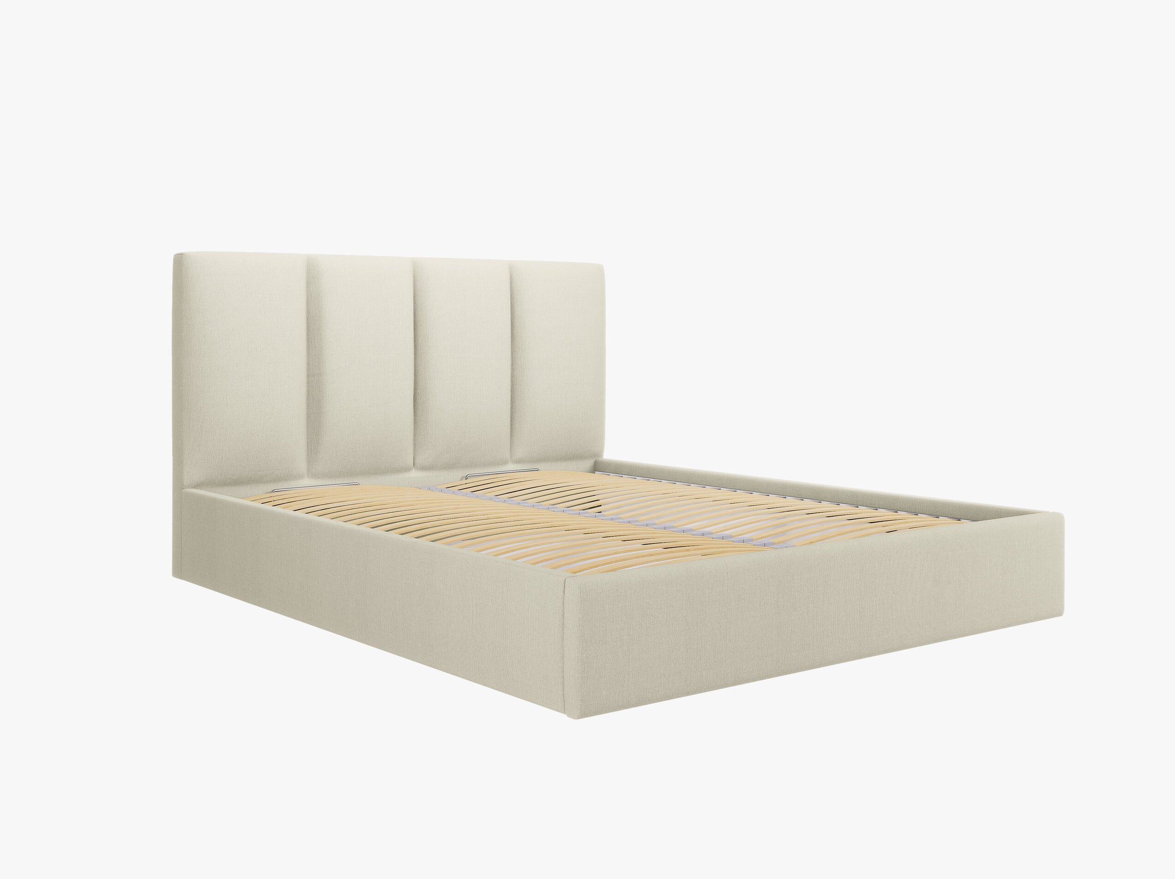 Pyla beds & mattresses structured fabric beige