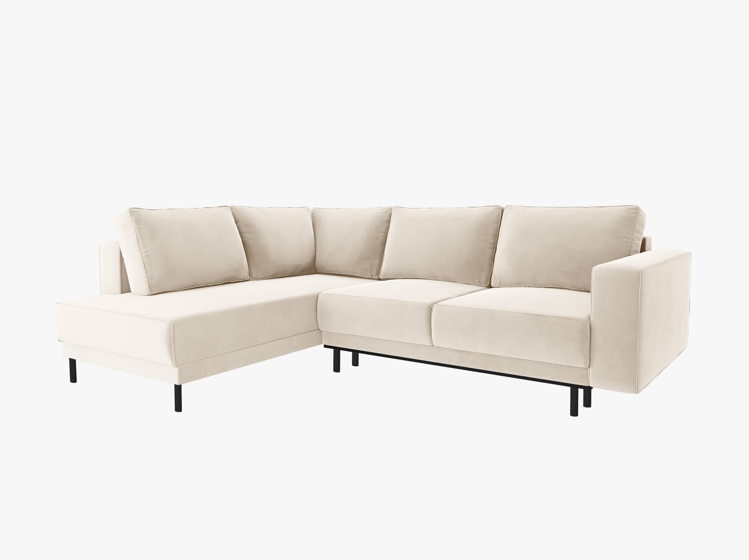 Caro sofas velvet light beige