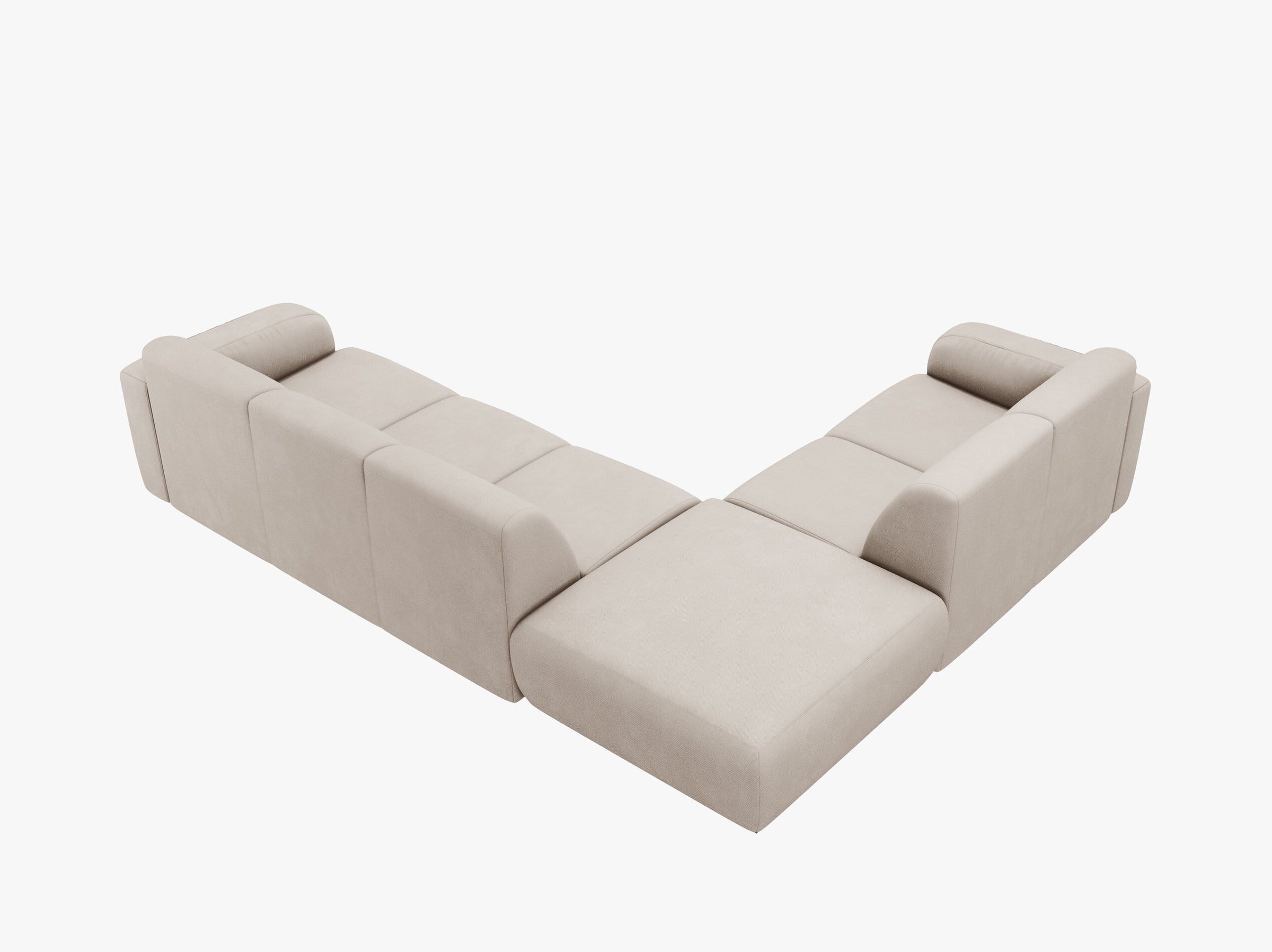 Molino sofas structured fabric beige