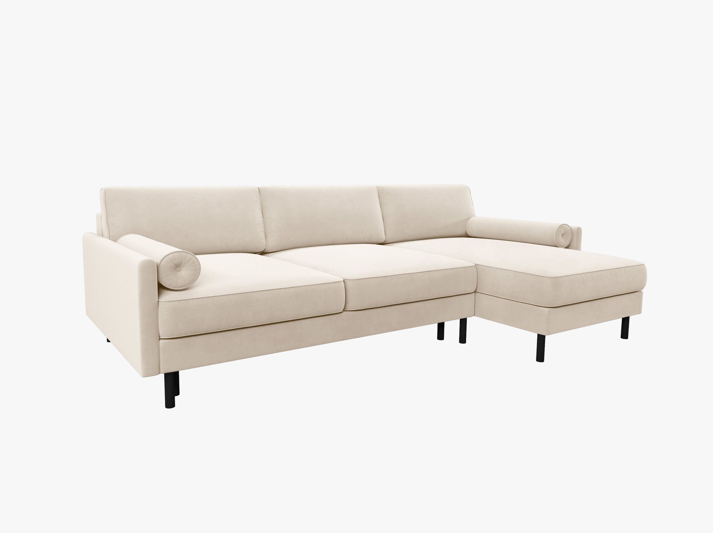 Scott sofas velvet light beige