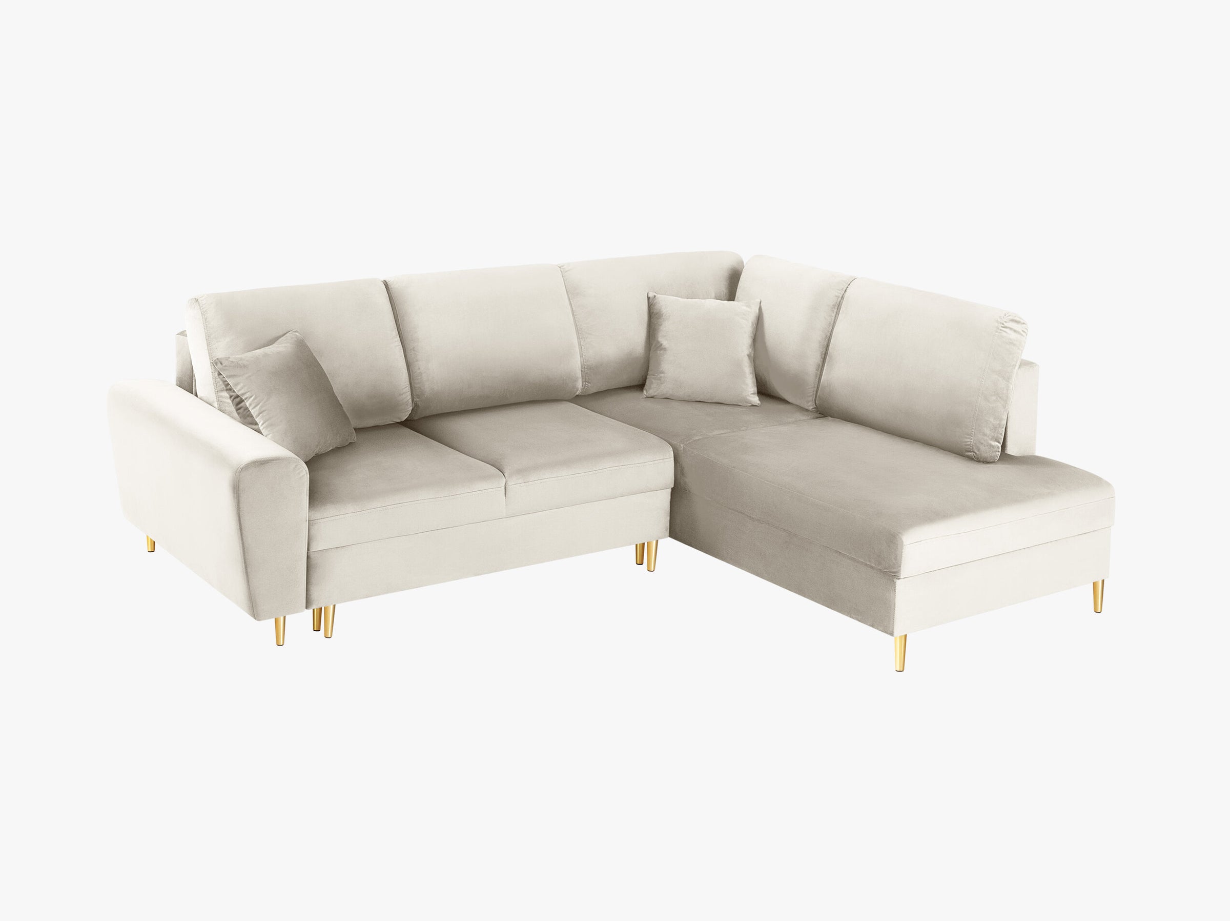 Moghan sofas velvet light beige