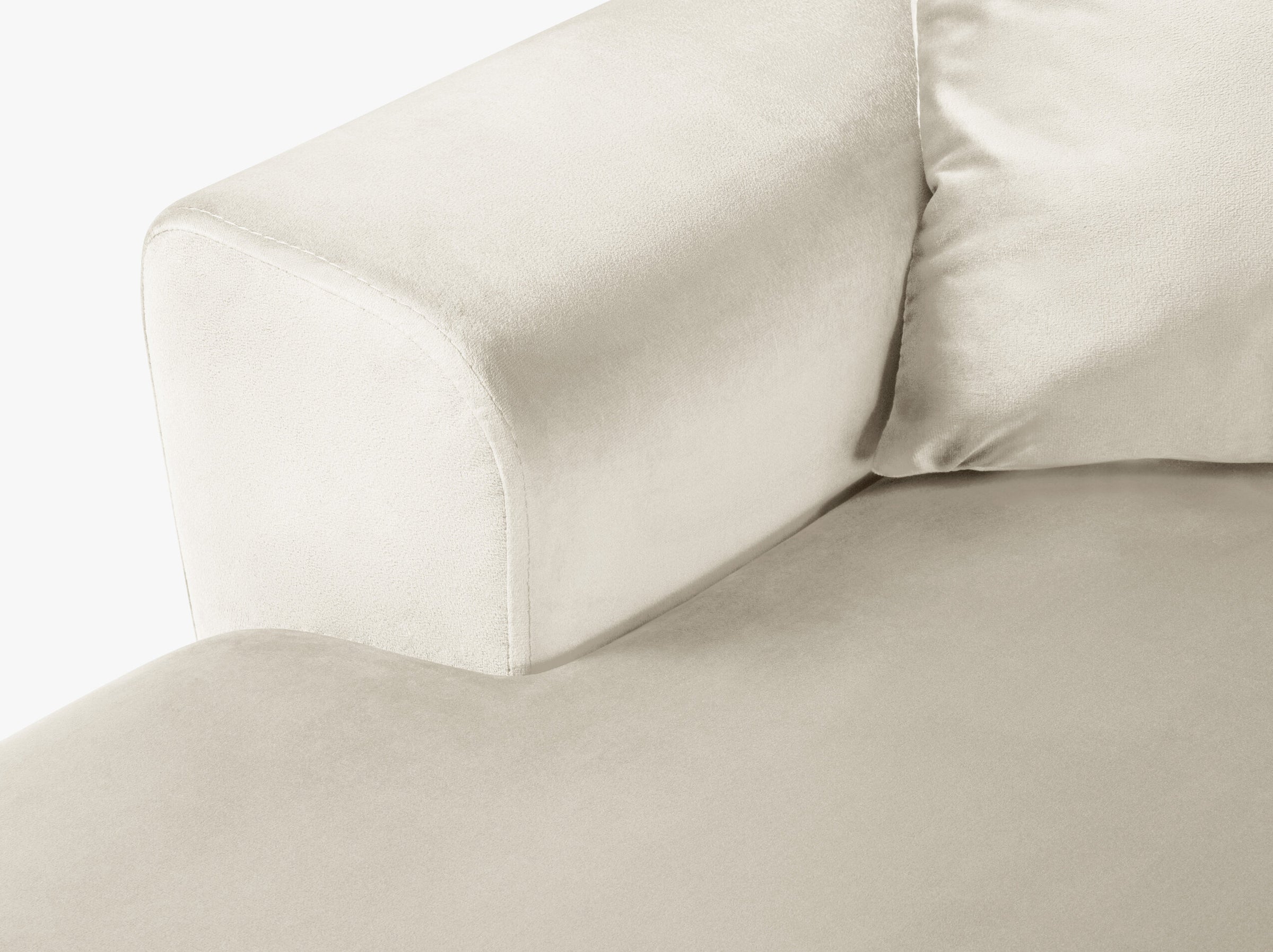 Moghan sofas velvet light beige