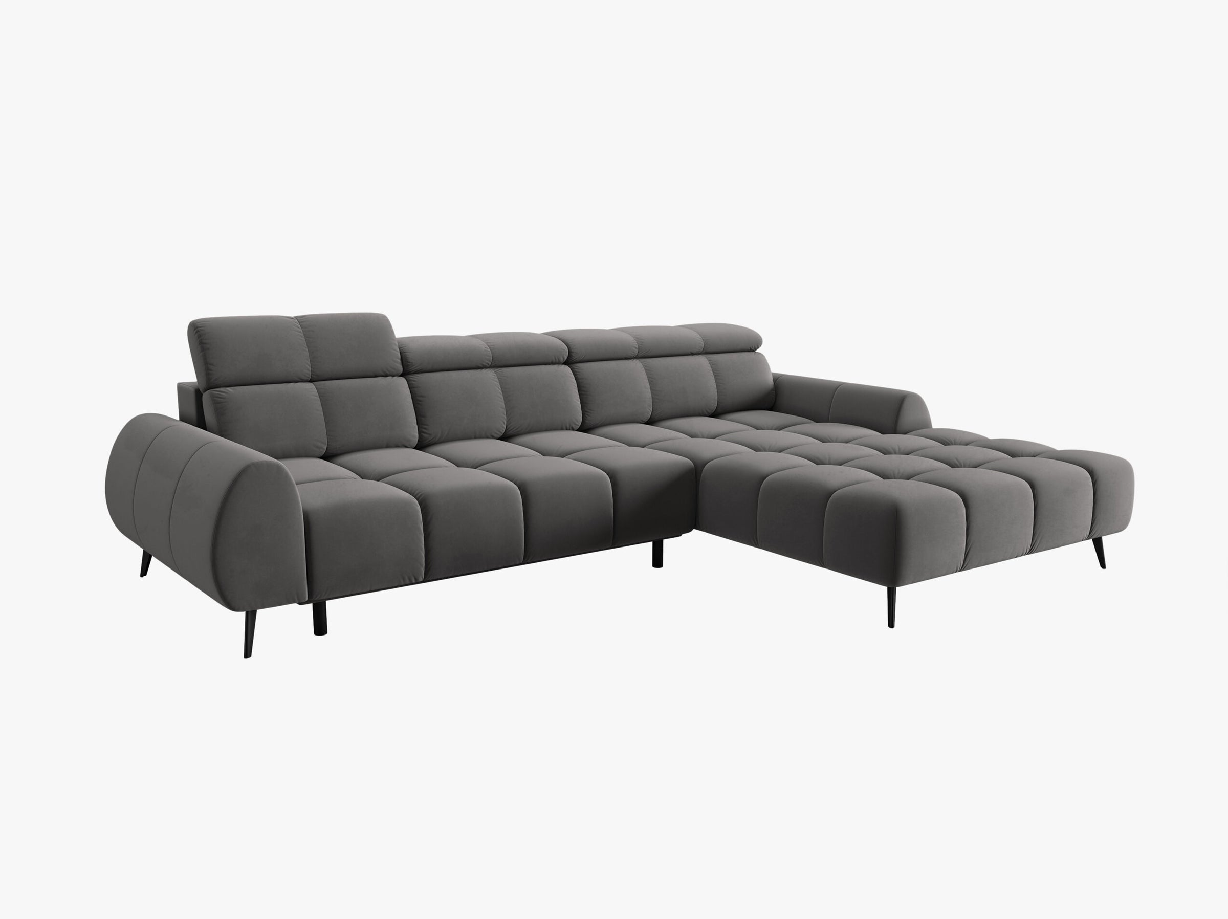 Alyse sofas velvet light grey