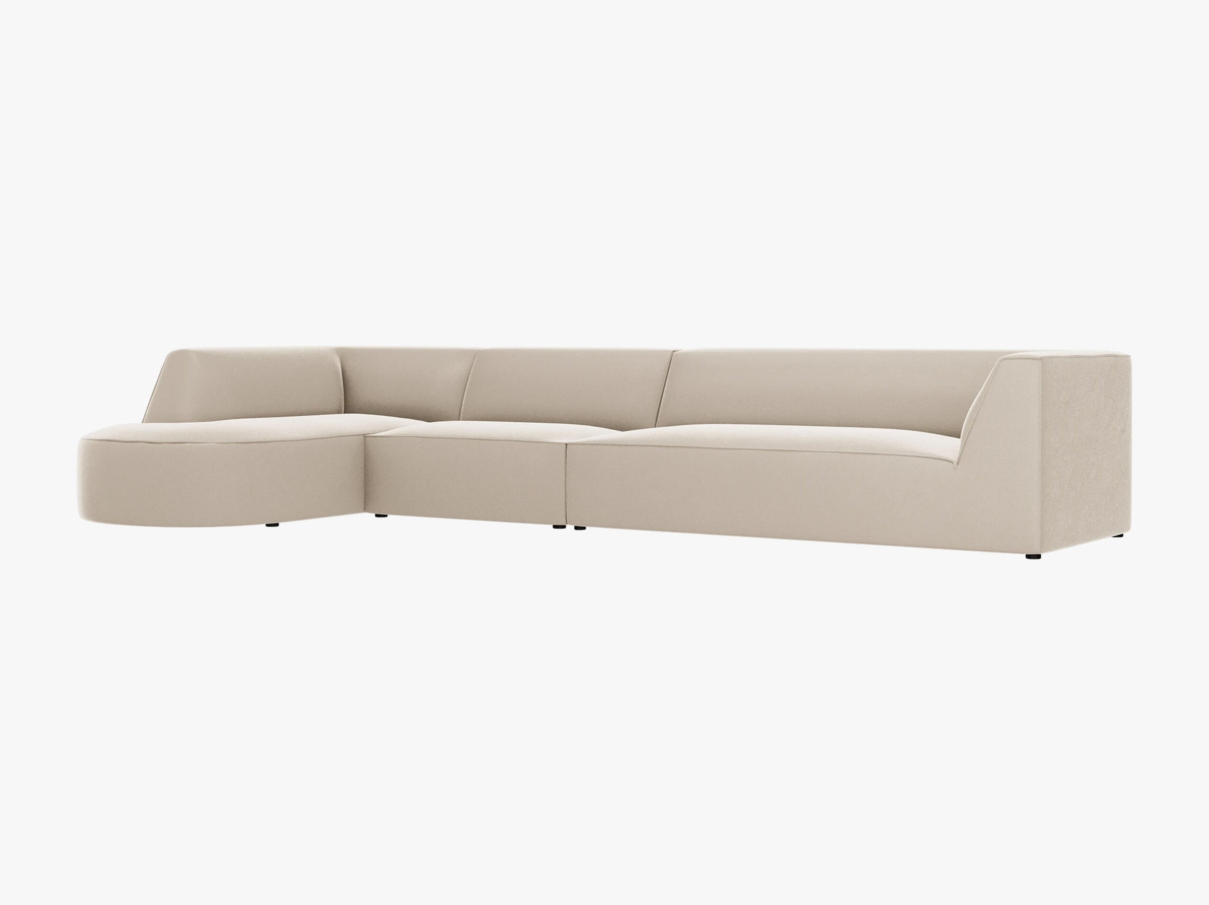 Ruby sofas velvet beige