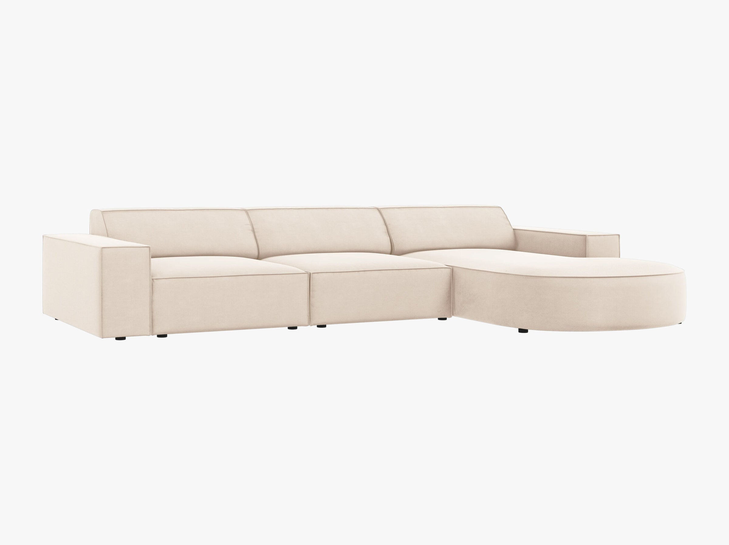 Jodie sofas velvet light beige