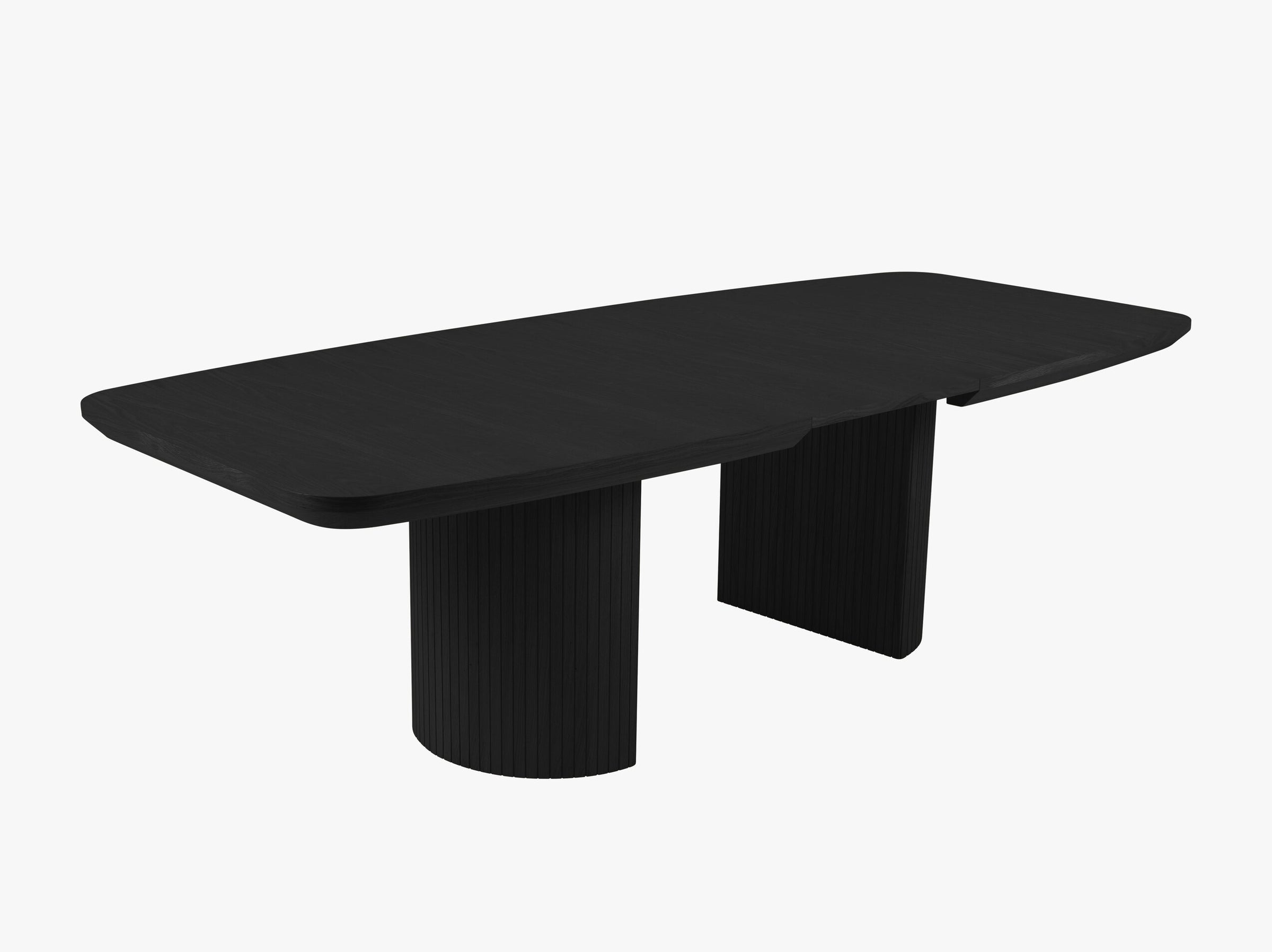 Mana tables & chairs wood black oak veneer and black oak