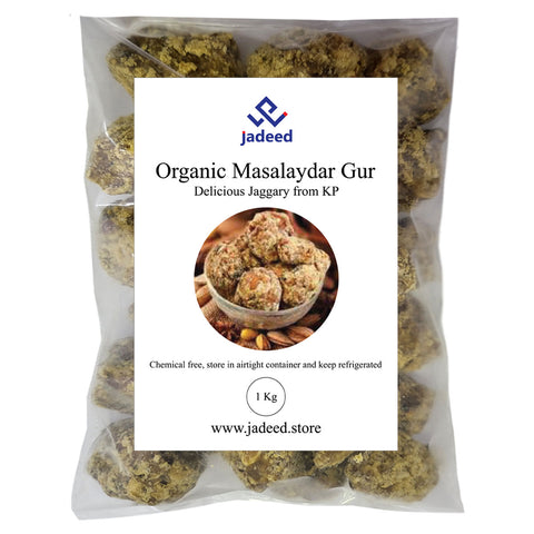 Organic Masalaydar Gur 1kg (Delicious KP Jaggery with Dry Fruit)