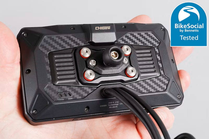 Chigee AIO-5 Lite review | Motorcycle sat-nav, media control & dash-cam tested